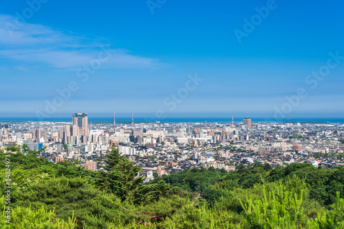 石川県　金沢市　全景