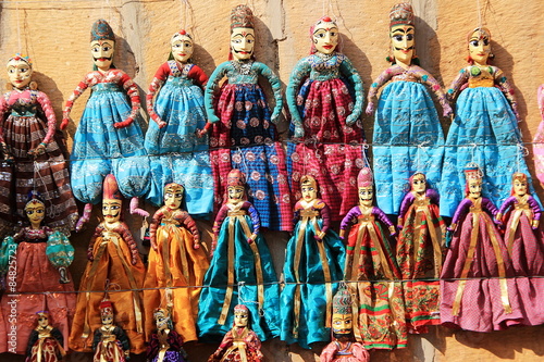 Hand Crafted, Colorful Dolls