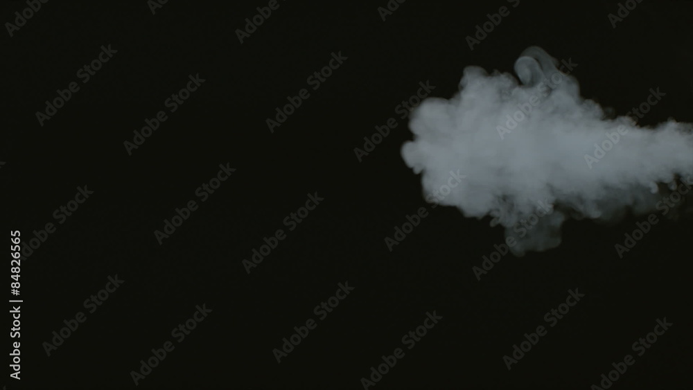 Smoke in slow motion