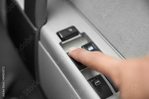 windows controls and adjustments. Car window controls