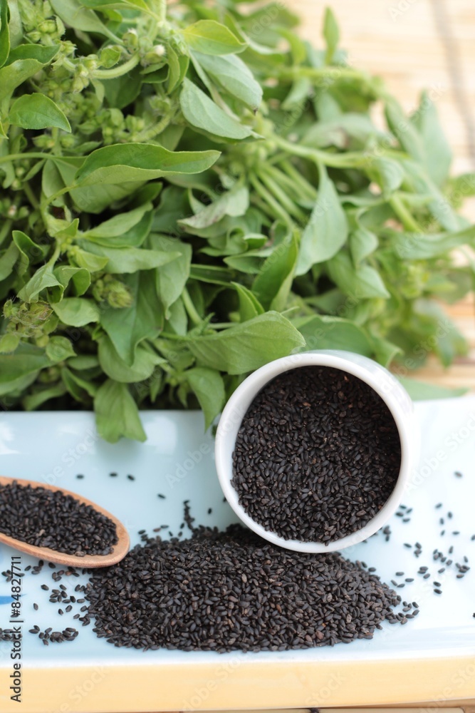 Basil seeds for fiber beverage and raw seed Basil seeds for fiber beverage and raw seed