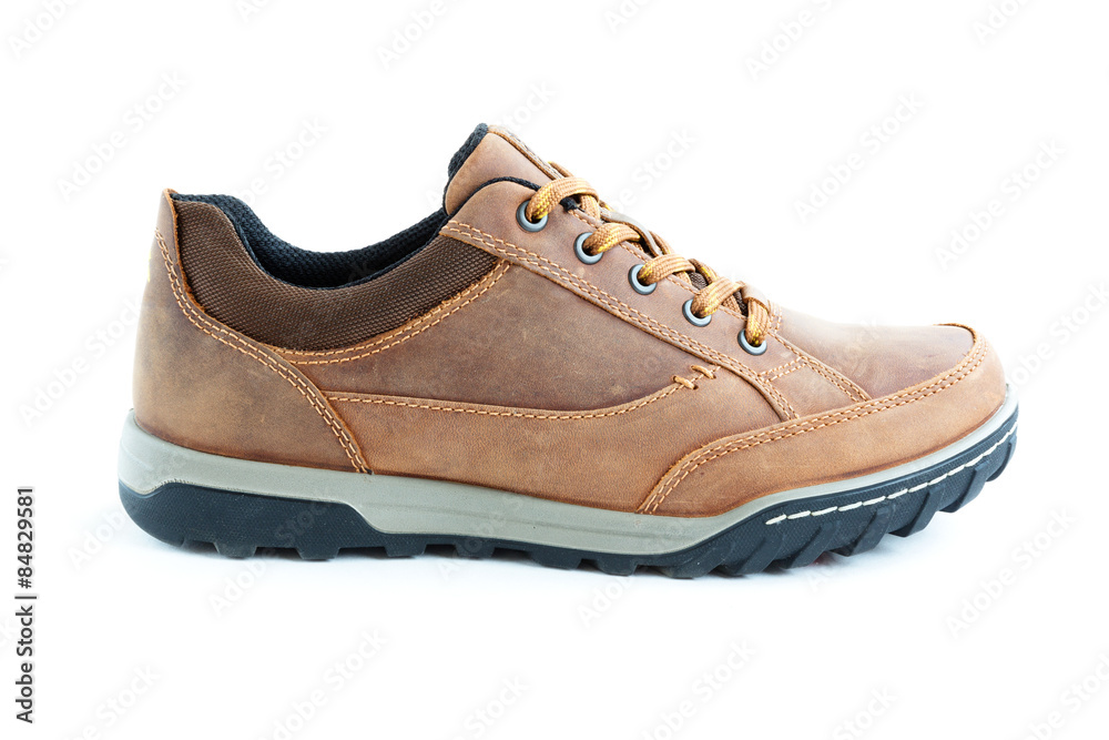 isolated male modern style jogging shoes isolated male modern style jogging shoes