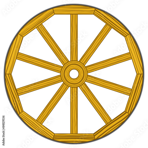 Wooden wheel