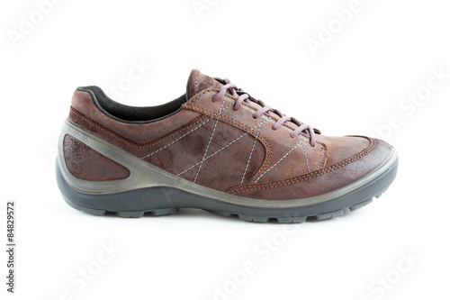 isolated male modern style jogging shoes