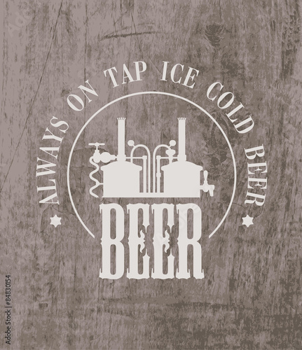 banner withthe brewery on the background