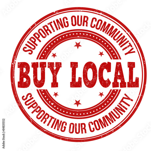 Buy local  stamp