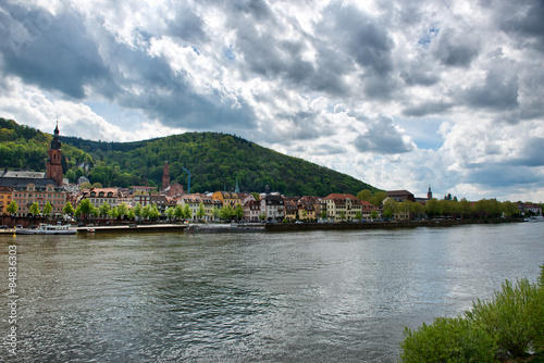 Old Town Heidelberg from Opposite River Bank