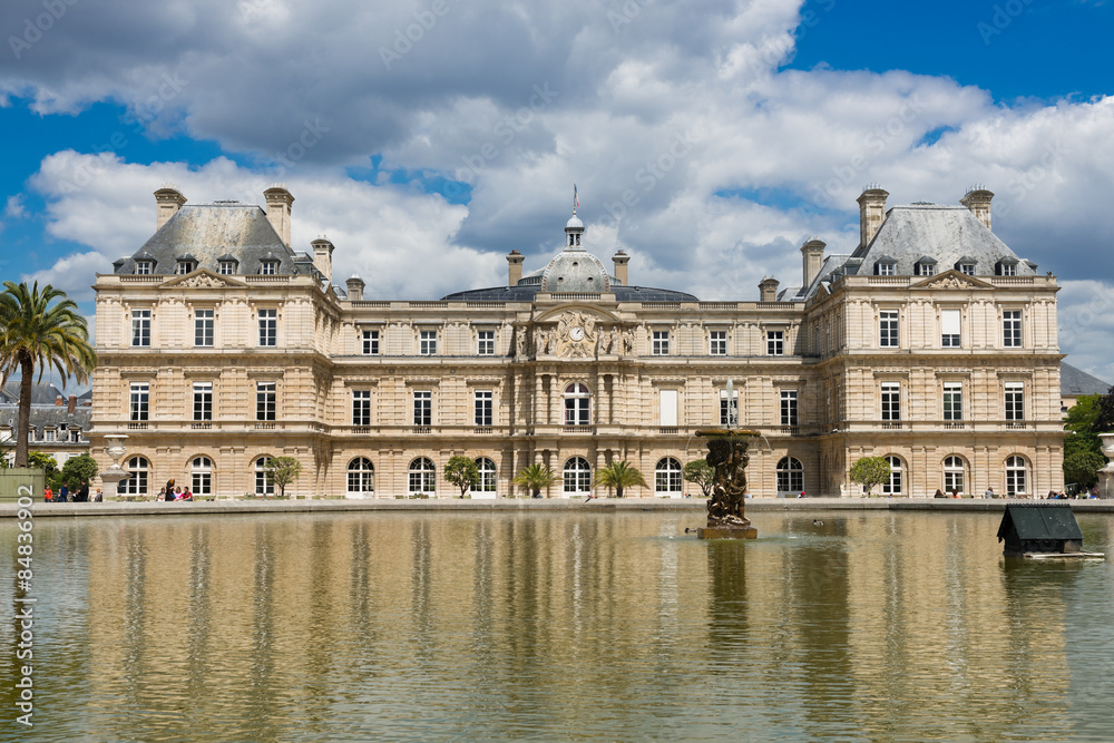 French Senate and the Jardin du Luxembourg, Paris, France