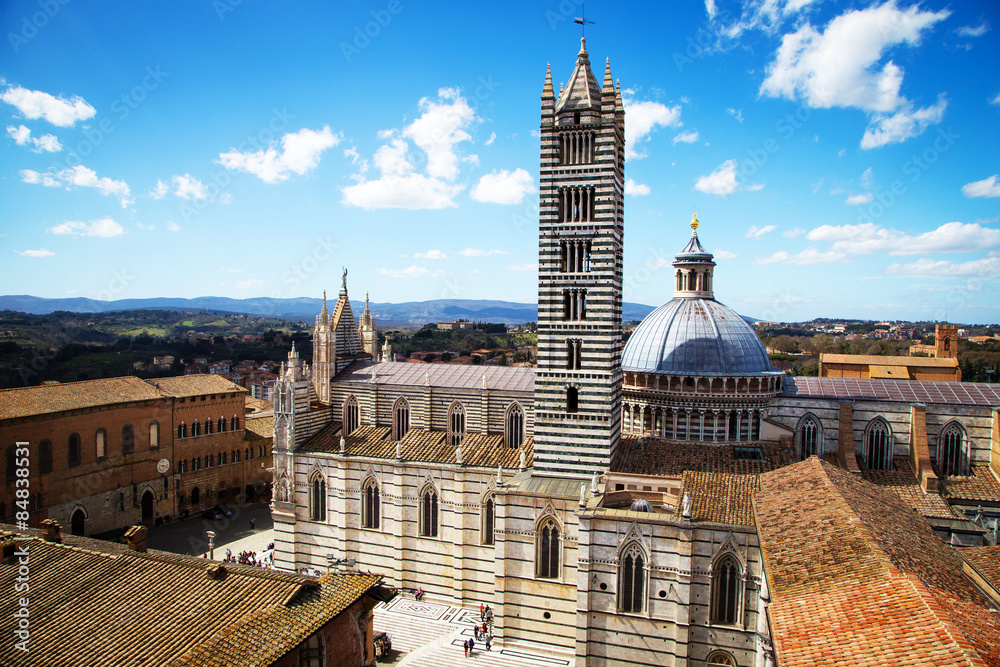 Siena Cathedral in Tuscany, Italy