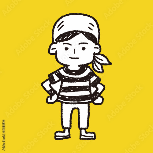 pirate Sailor doodle