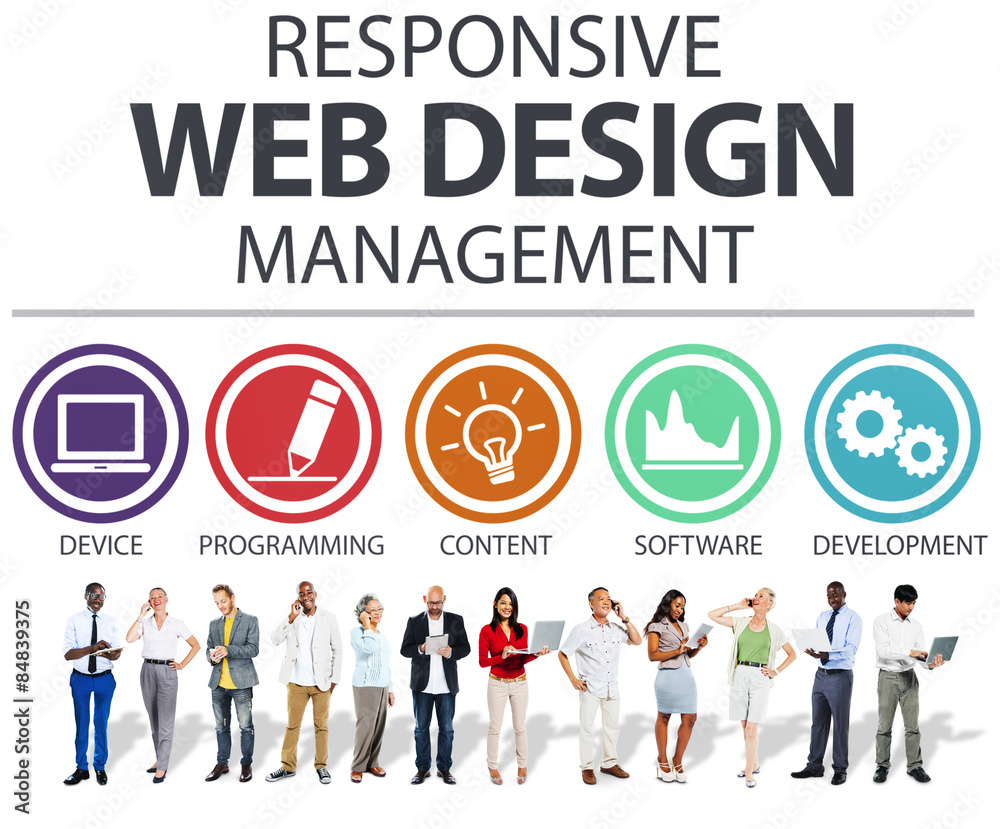 Responsive Web Design Management Programming Concept