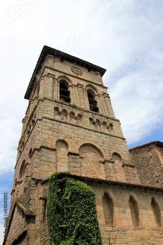 clocher de l'église d'Eymoutiers (Haute-Vienne)