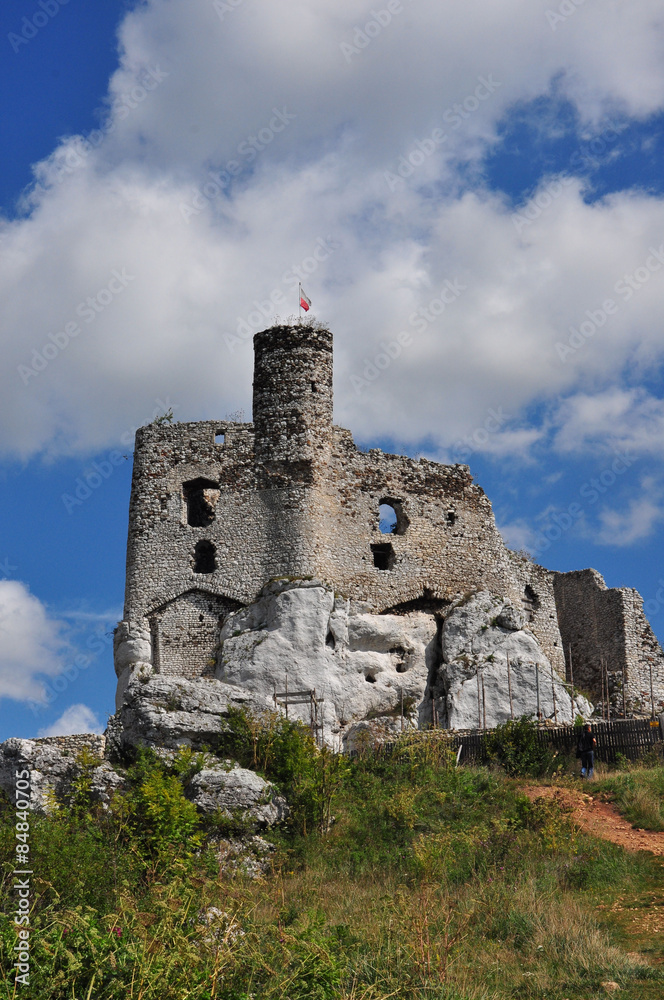 Ruins of Mirow castle, Poland