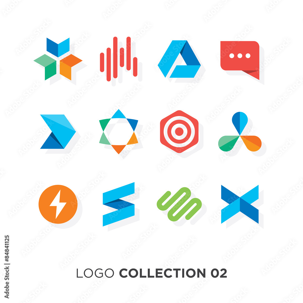 Logo collection 02. Vector graphic design elements for brand identity. Logo collection 02. Vector graphic design elements for brand identity.