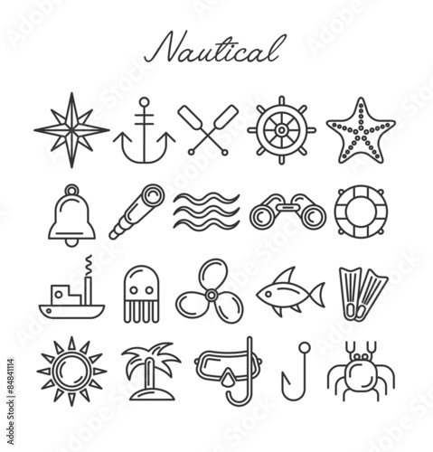 Nautical Icon Set