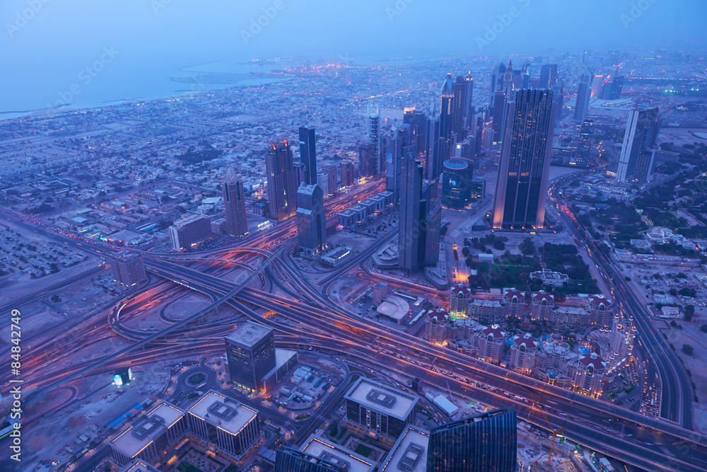 Obraz premium dubai downtown