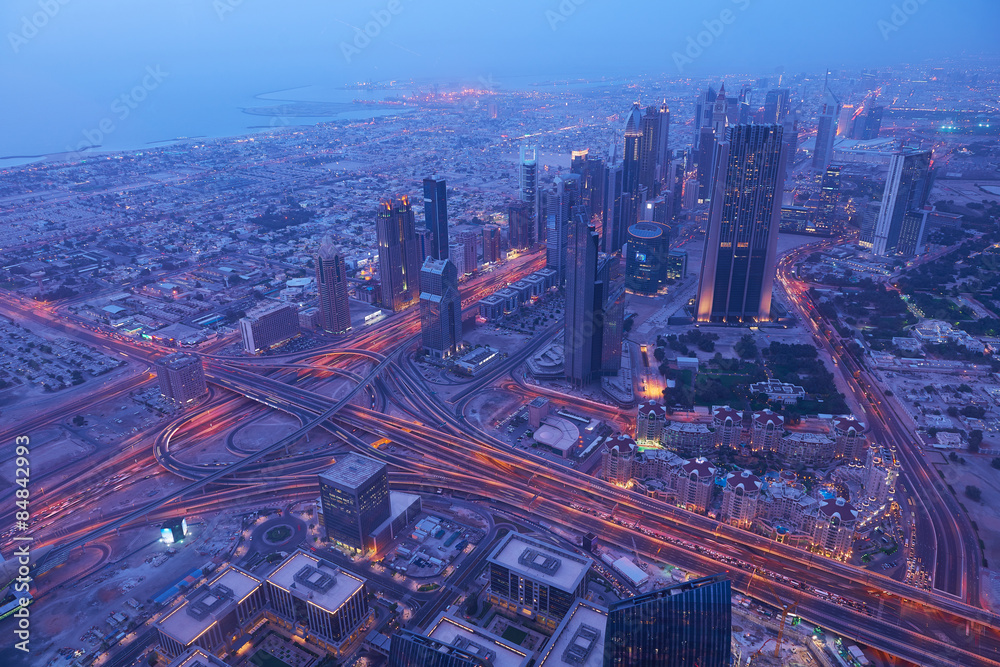 Obraz premium dubai downtown
