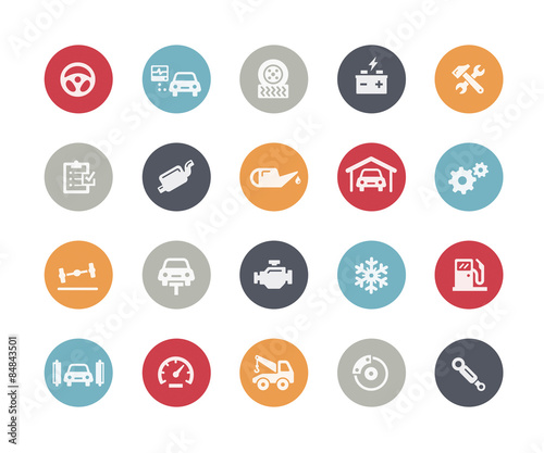 Car Service Icons // Classics Series