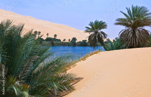 Libya,Sahara desert,the Ubari lakes area