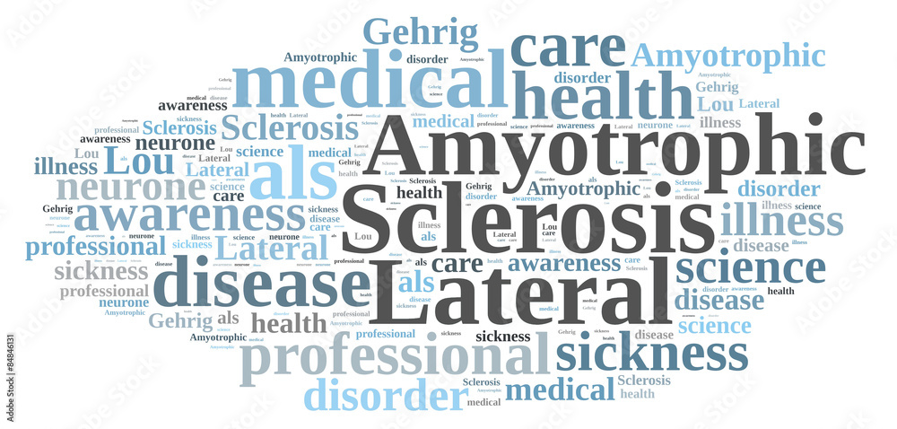Obraz premium Amyotrophic lateral sclerosis.