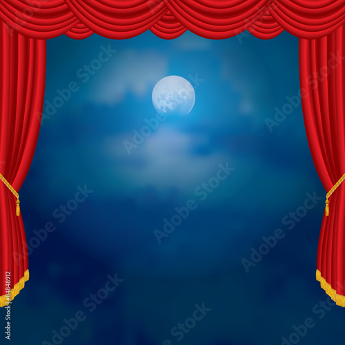 blue moonlight stage