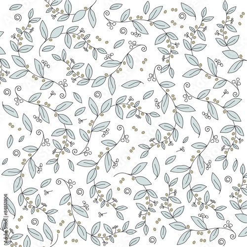 Beautiful olive branches pattern
