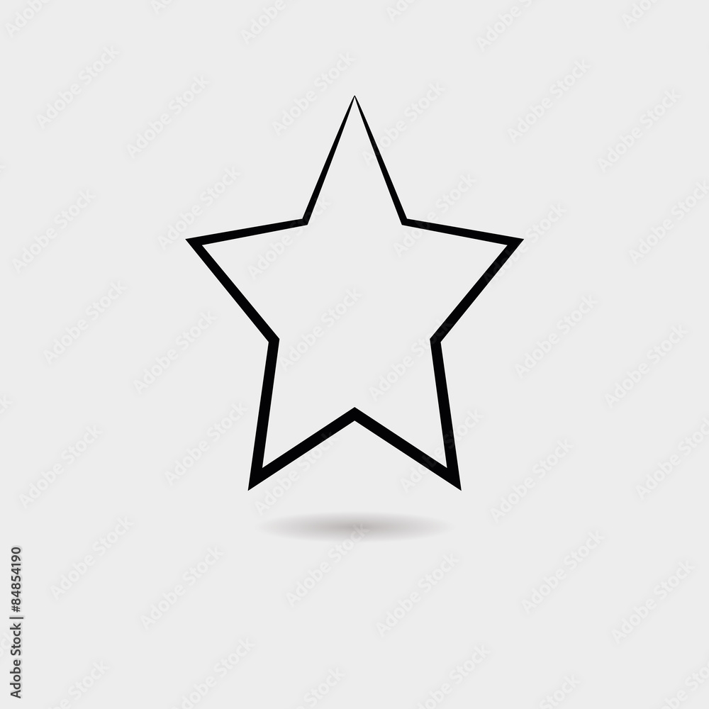 Star icon vector Star icon vector