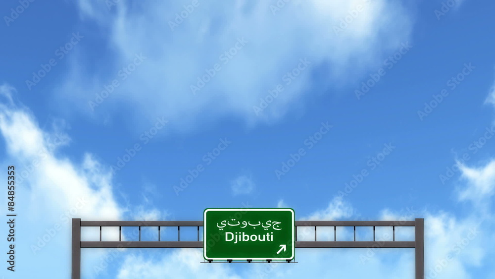 Passing under Djibouti Highway Road Sign
Passing under Djibouti Highway Road Sign