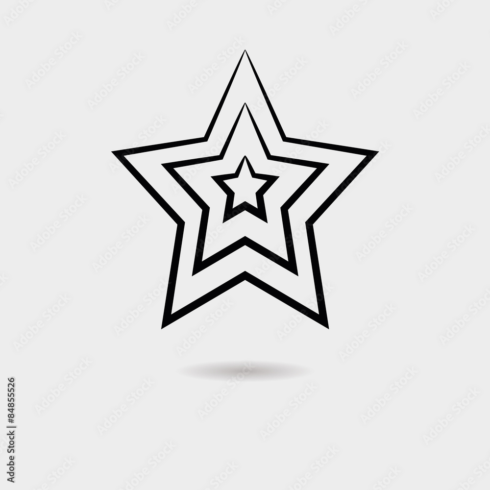 Star icon vector Star icon vector