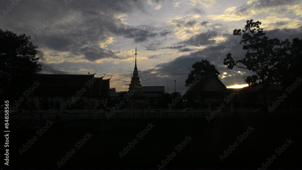 Temple KHUKUM Nan Thailand