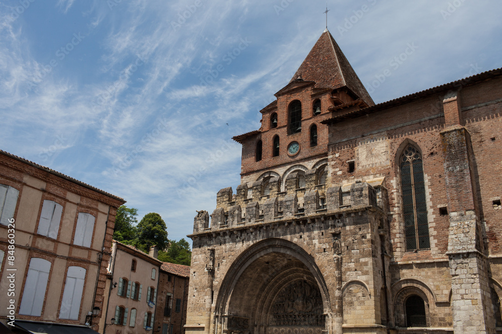 France, Ville de Moissac, l'église abbatiale