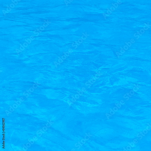 Blue pool water background.