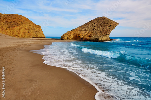 Almeria Playa del Monsul beach at Cabo de Gata photo