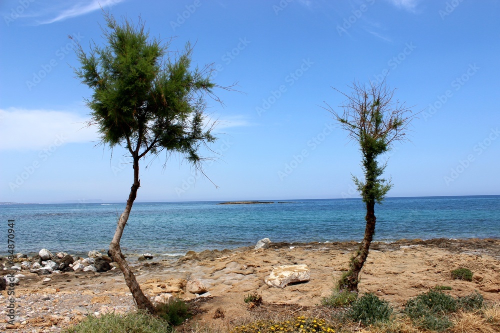 Naturstrand auf Kreta