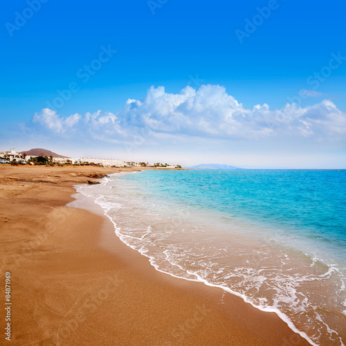 Almeria Mojacar beach Mediterranean sea Spain photo