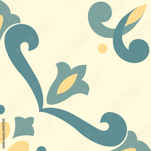 Vector ceramic tiles with pattern