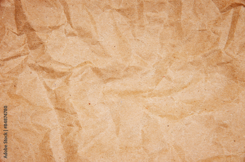 Fototapeta premium Crumpled paper for background usage