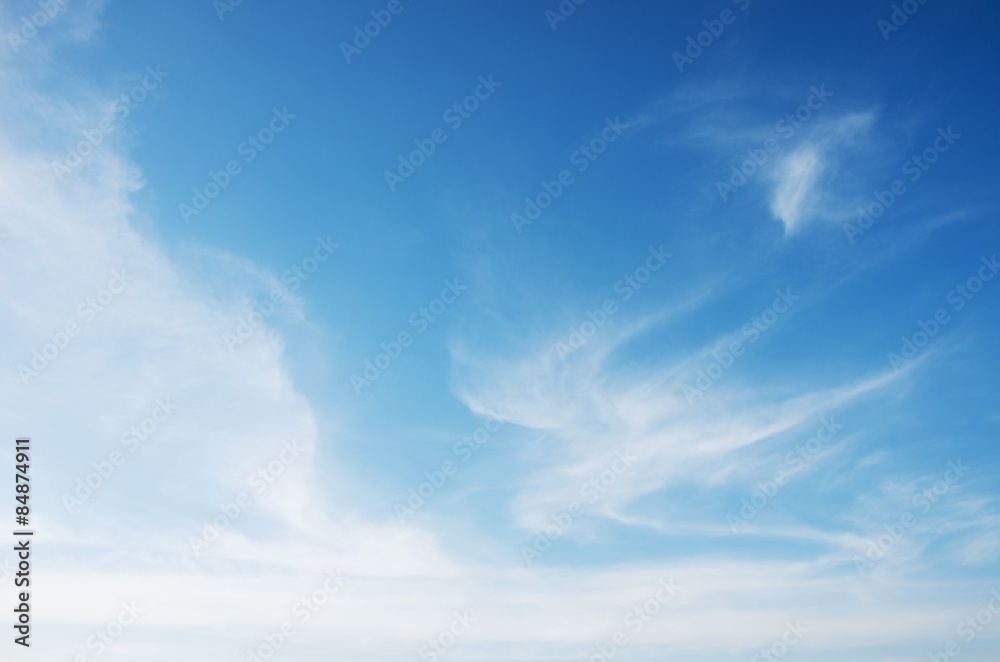 blue sky background with white clouds