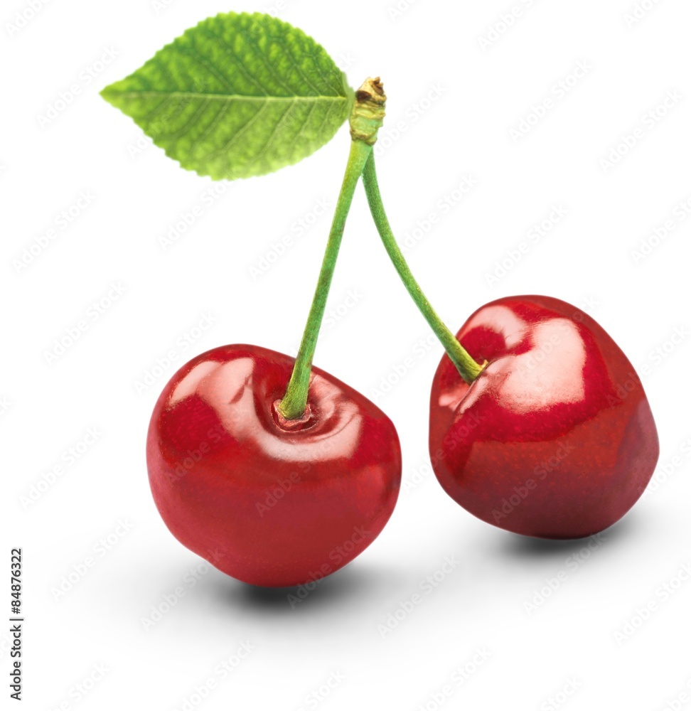 Cherry, Isolated, Fruit. Cherry, Isolated, Fruit.