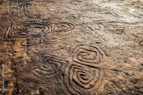 Rock Paintings At The Dominican Republic