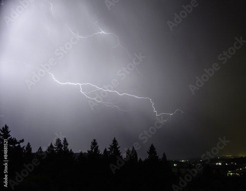 An August Thunderstorm In the Mid Willamette Valley