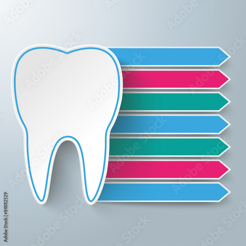 Tooth 7 Paper Banners