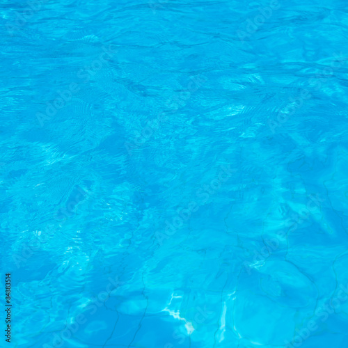 Blue swimming pool © yotrakbutda