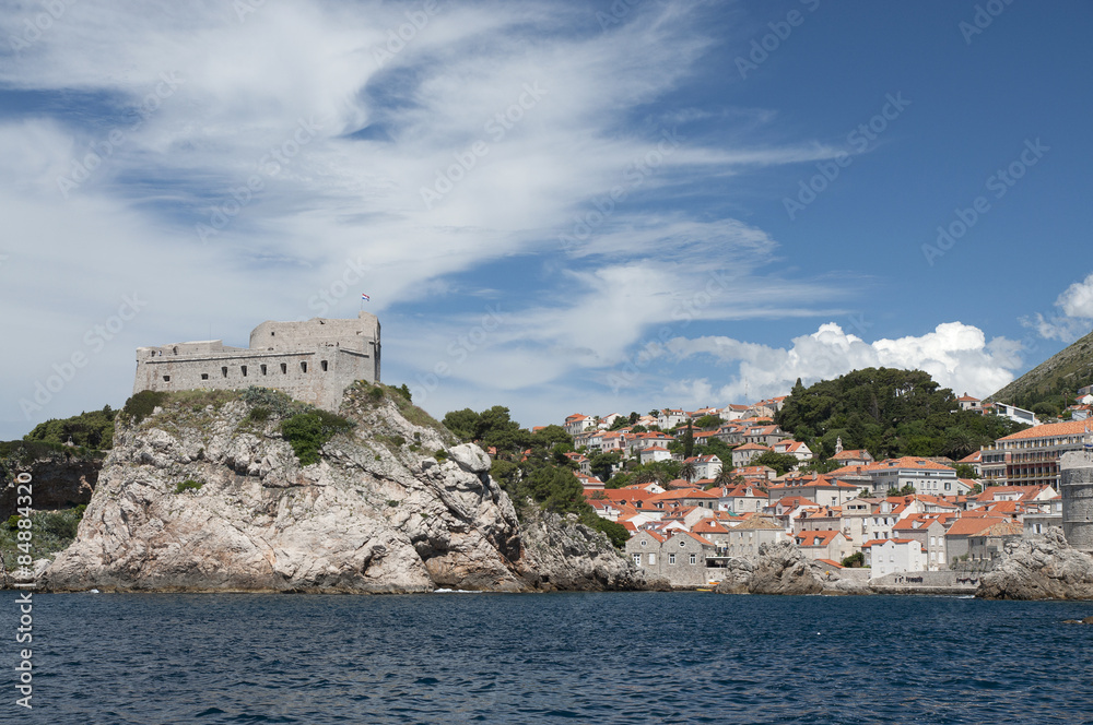 Lovrijenac fortress outside Dubrovnik