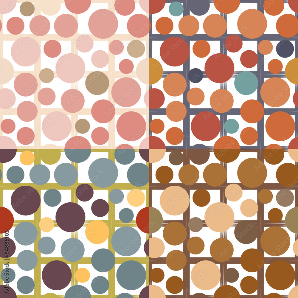 Set color of seamless patterns Set color of seamless patterns