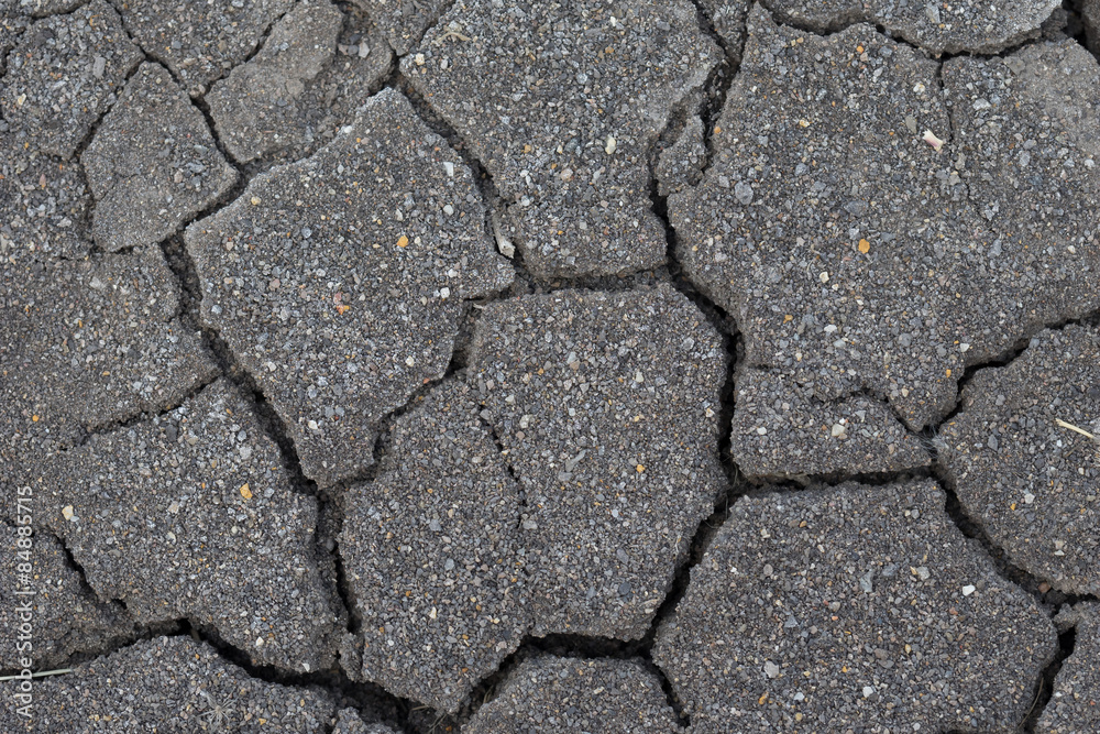 Fototapeta premium Cracked soil