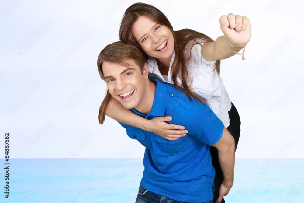 Couple, Cheerful, Happiness. Couple, Cheerful, Happiness.
