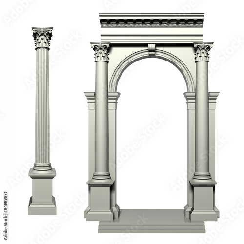 Corinthian Greek style column