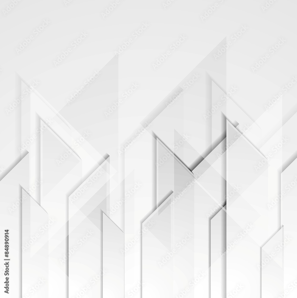 Abstract grey tech geometric  background