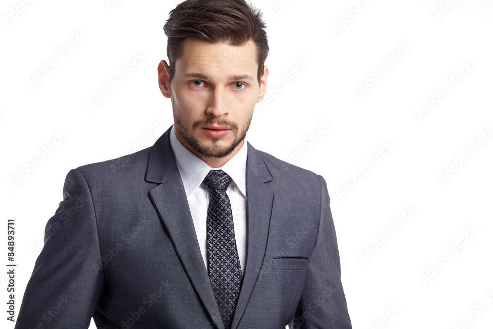 business, people and office concept - businessman in suit business, people and office concept - businessman in suit